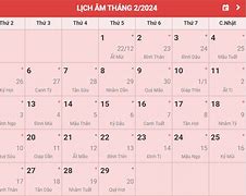 2 2 2024 Lịch Âm